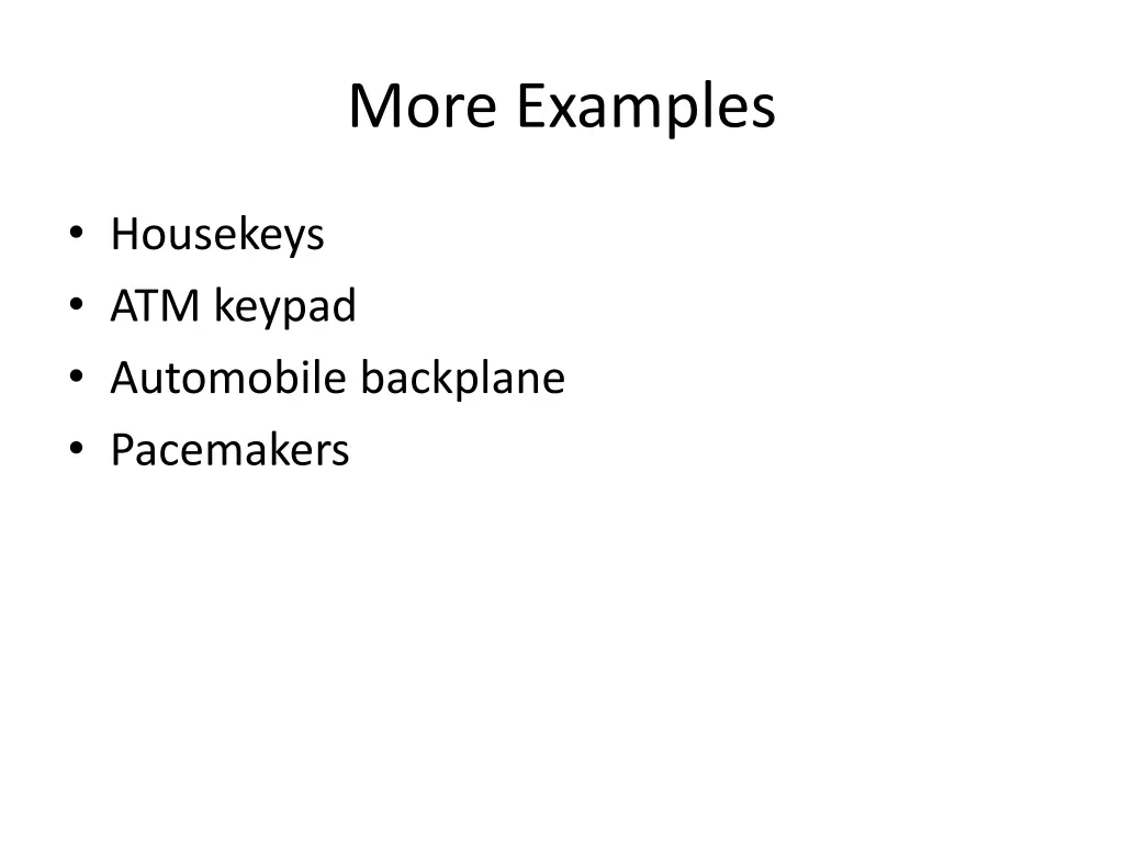 more examples