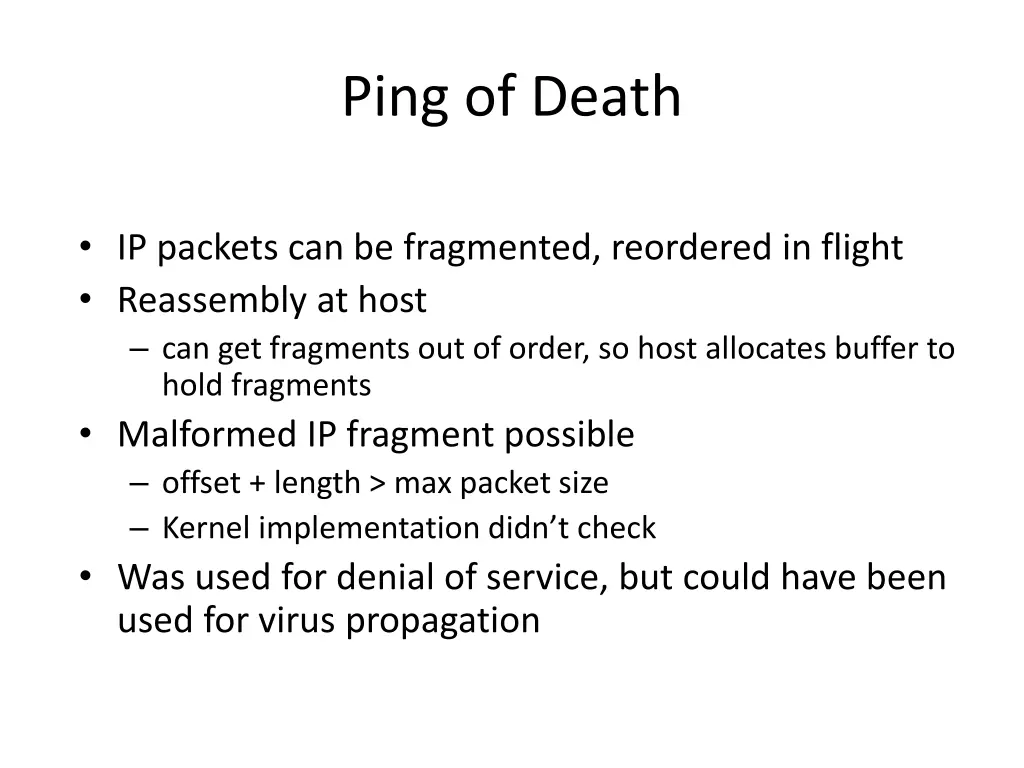 ping of death