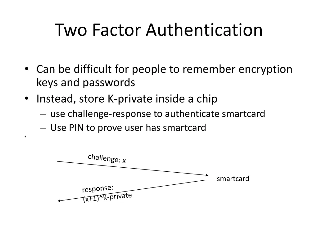 two factor authentication