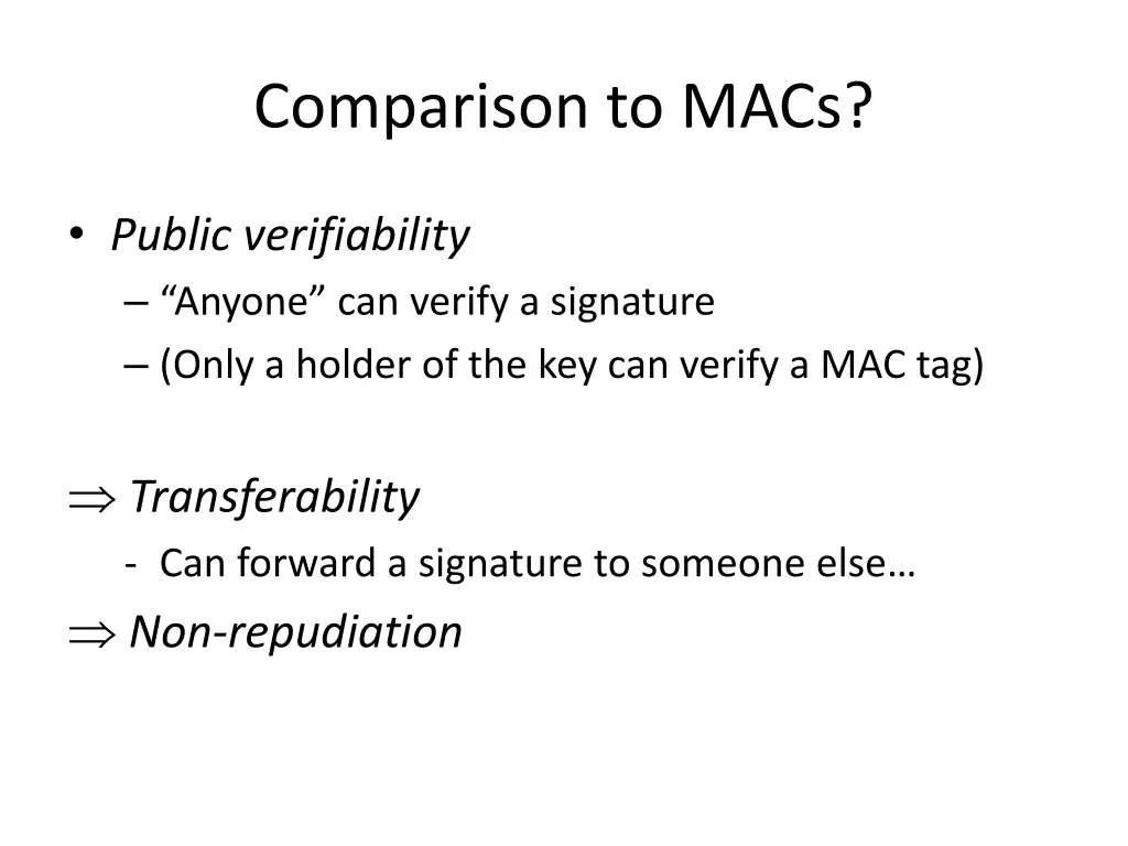 comparison to macs 1