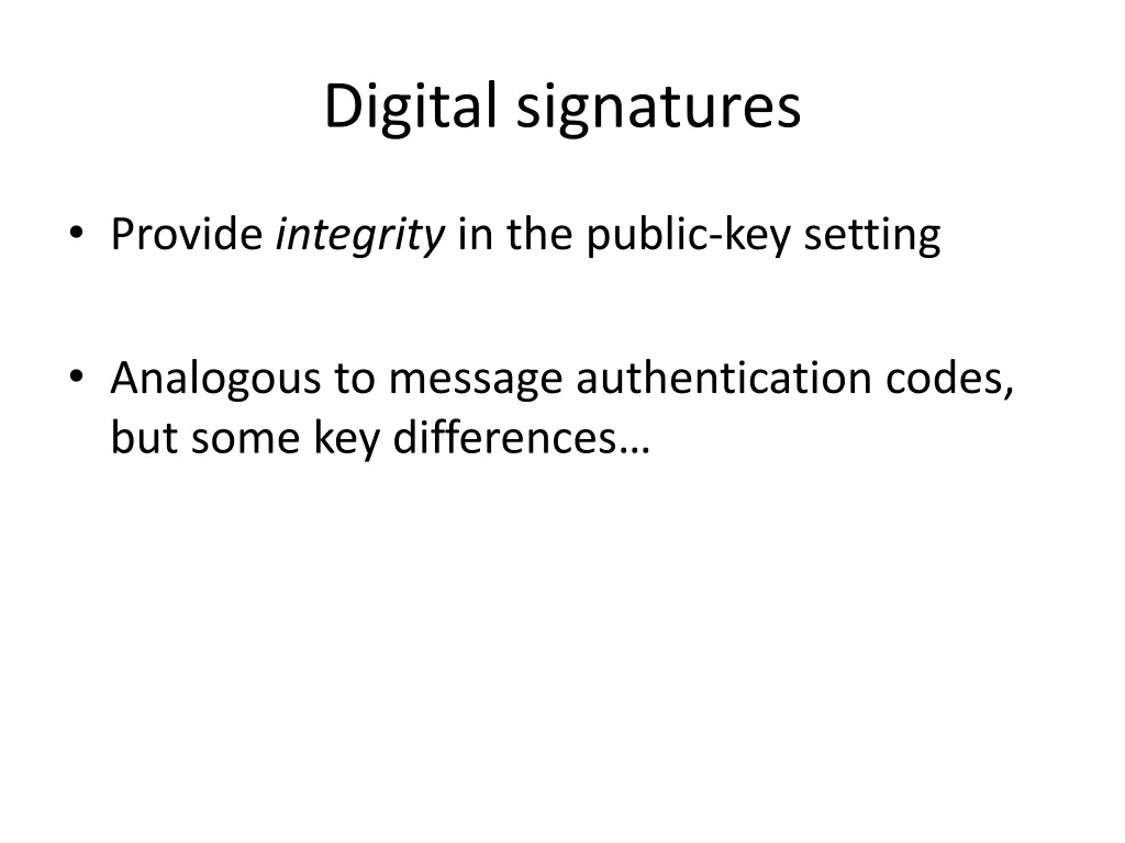 digital signatures 1
