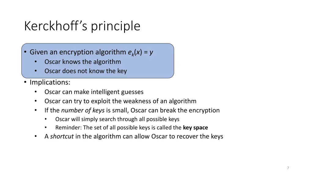 kerckhoff s principle