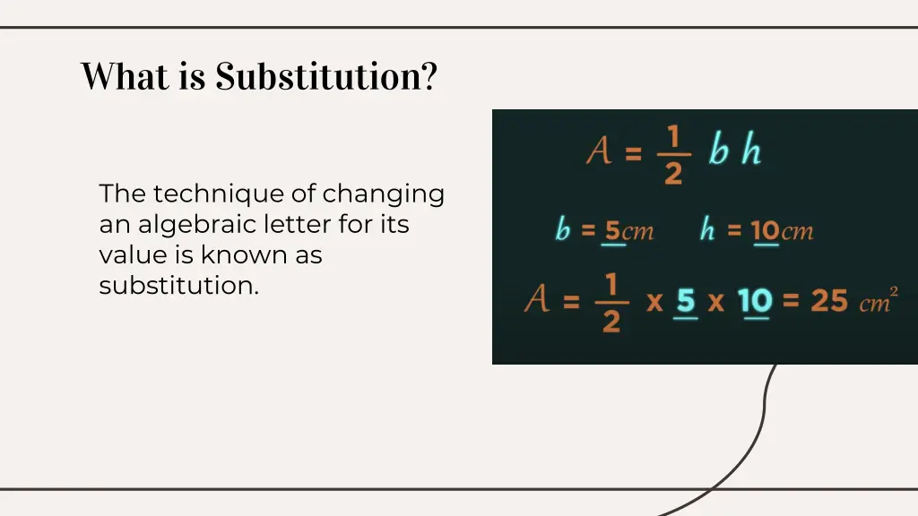 what is substitution