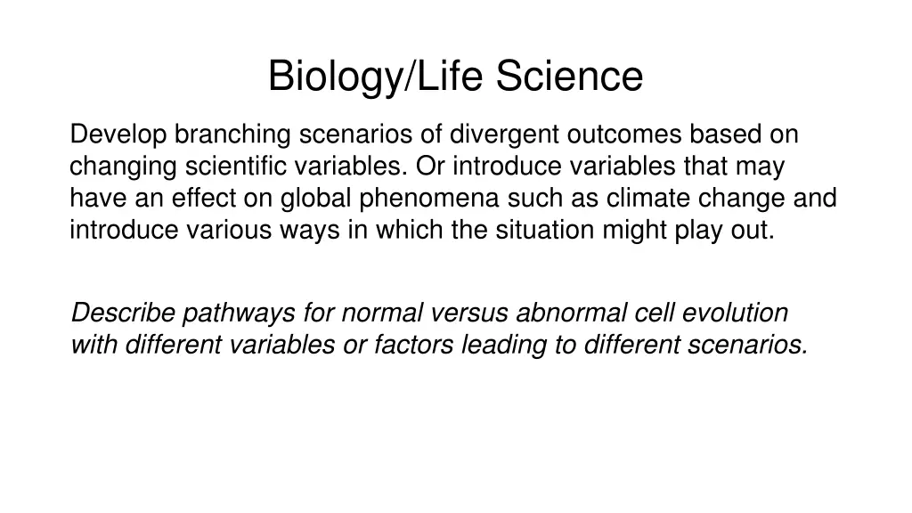 biology life science