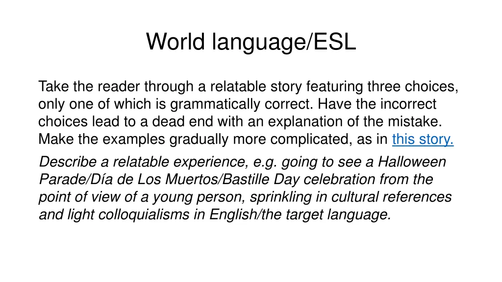 world language esl