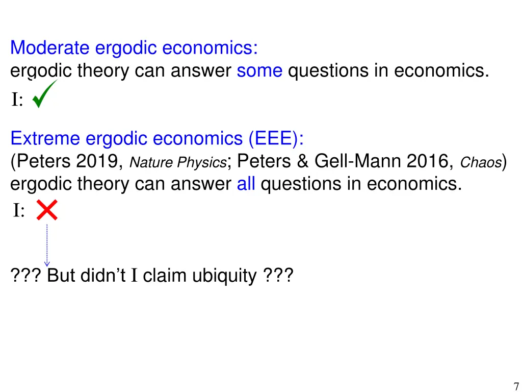moderate ergodic economics ergodic theory