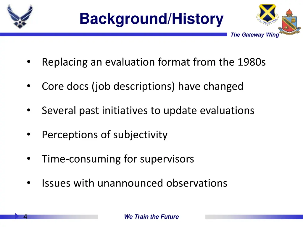 background history