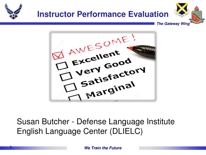 instructor performance evaluation
