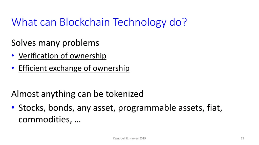 what can blockchain technology do
