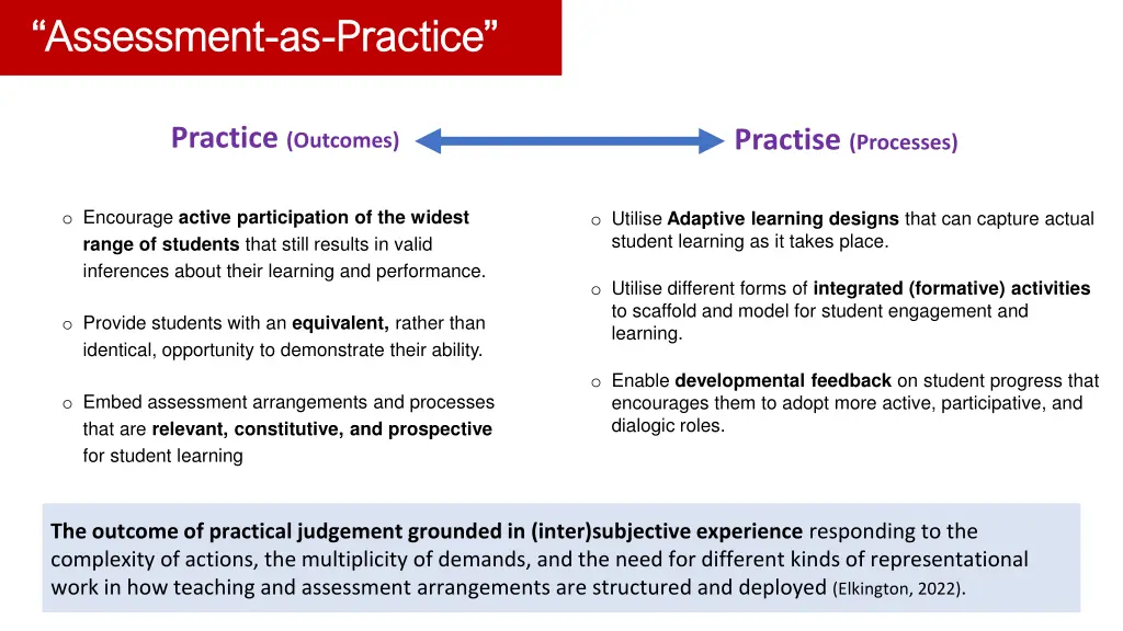 assessment assessment as