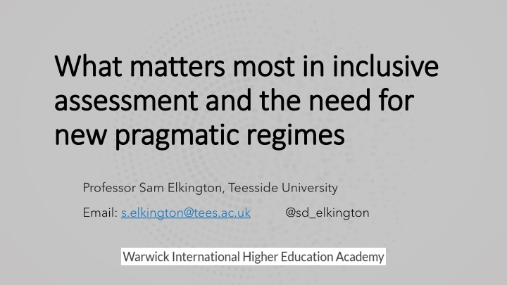 what matters most in inclusive what matters most