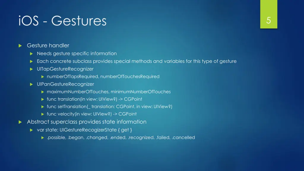 ios gestures 2