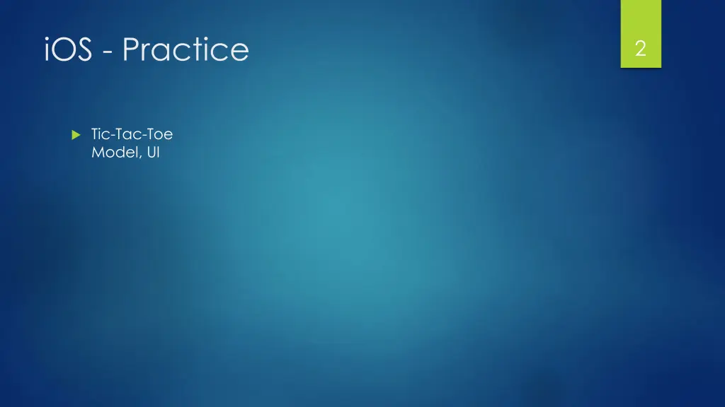 ios practice