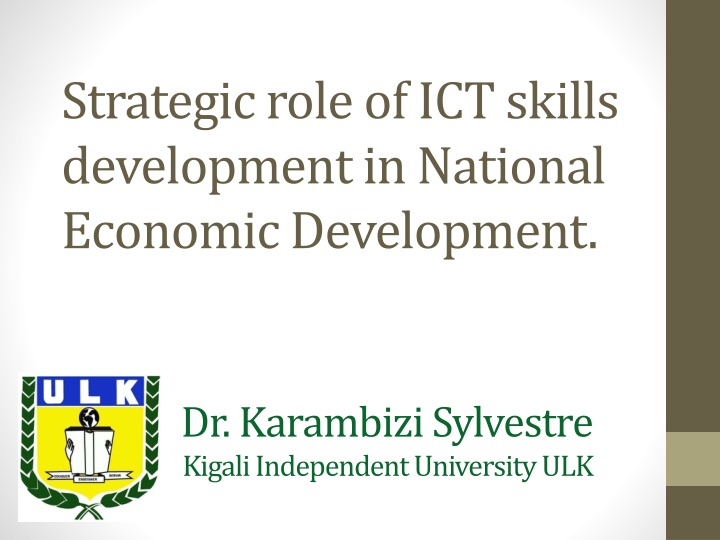 strategic role of ict skills development