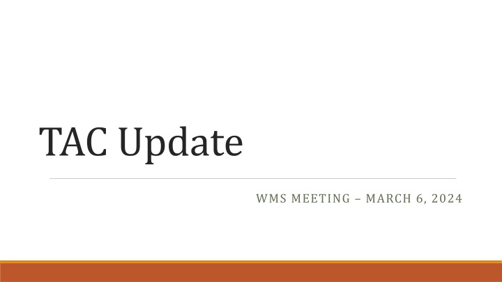 tac update