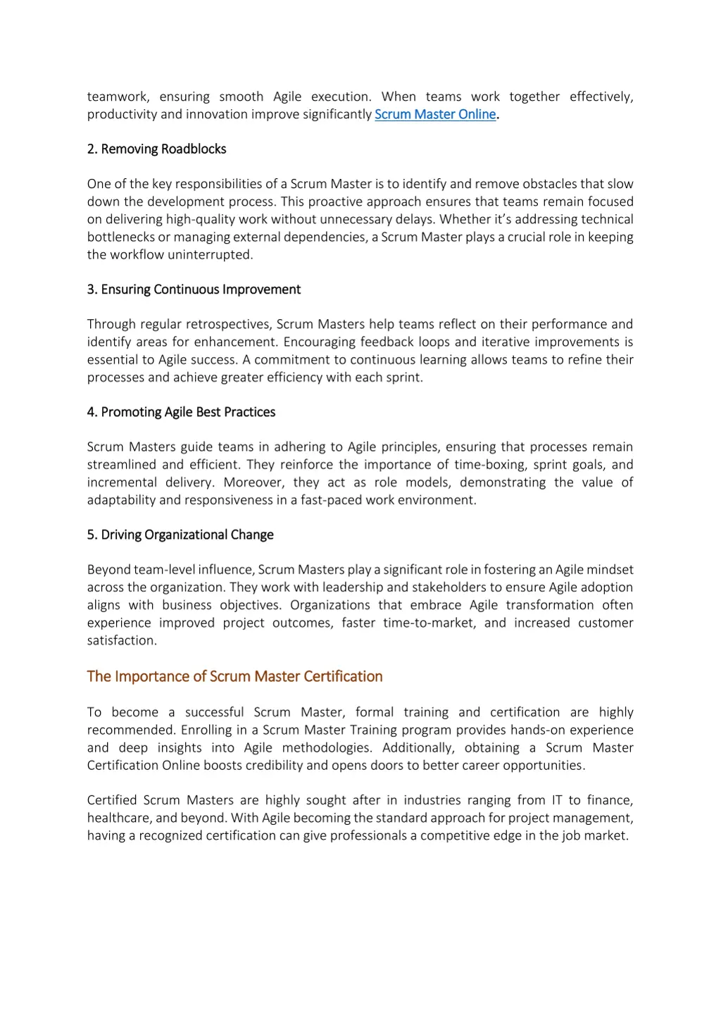 teamwork ensuring smooth agile execution when