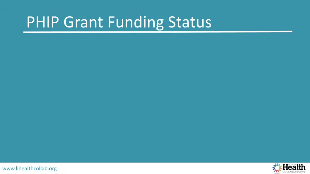 phip grant funding status