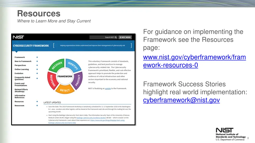resources where to learn more and stay current