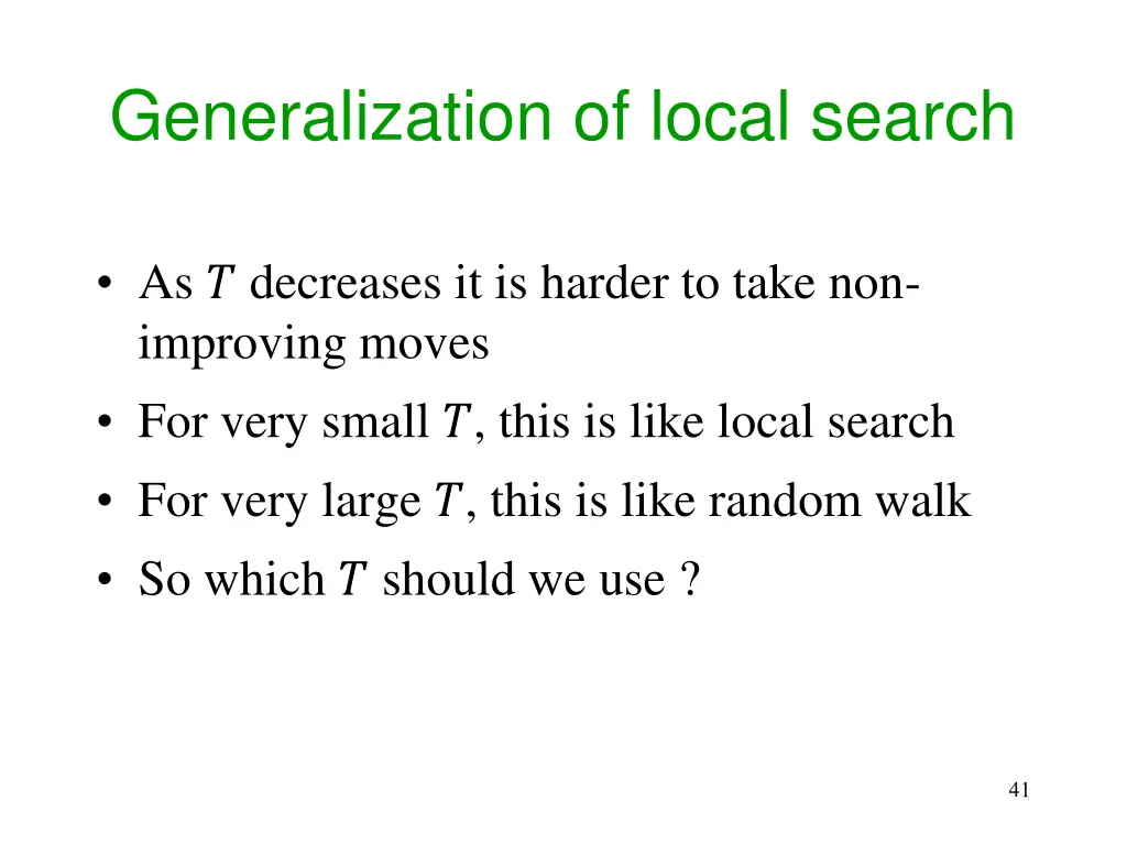 generalization of local search 1