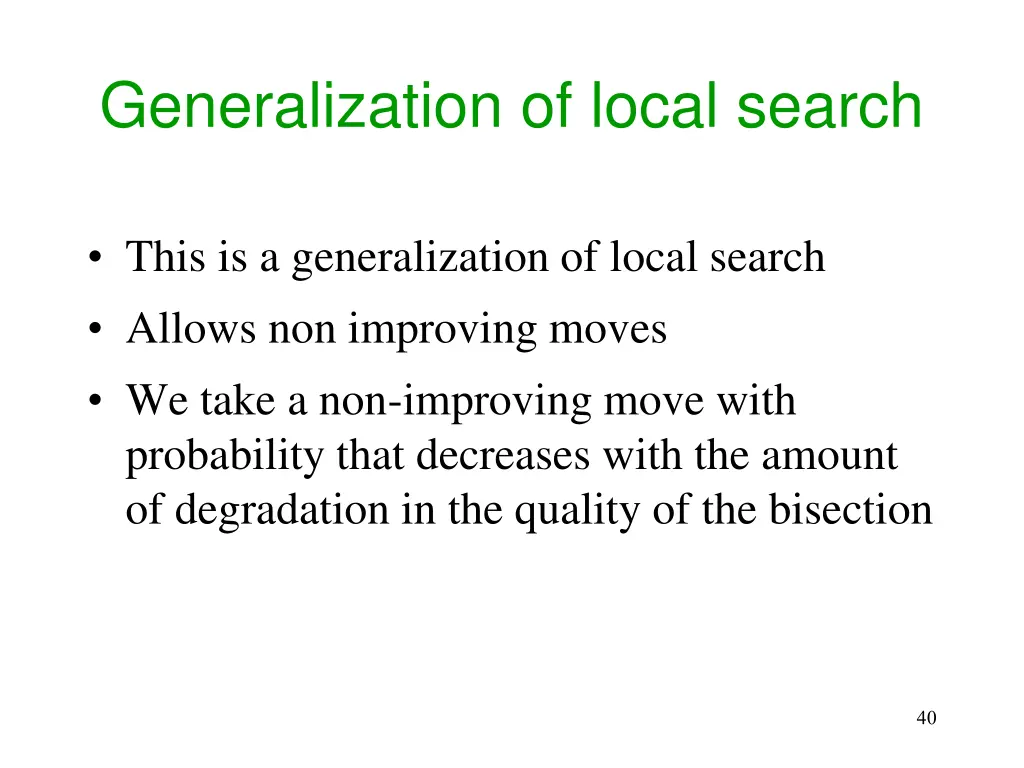 generalization of local search