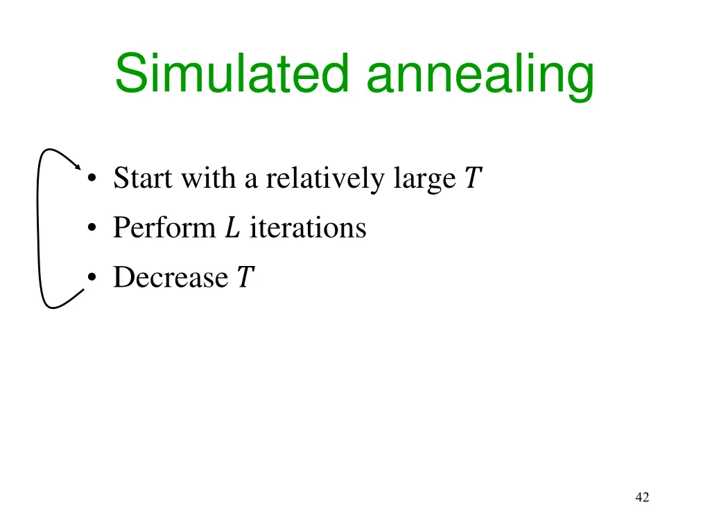 simulated annealing