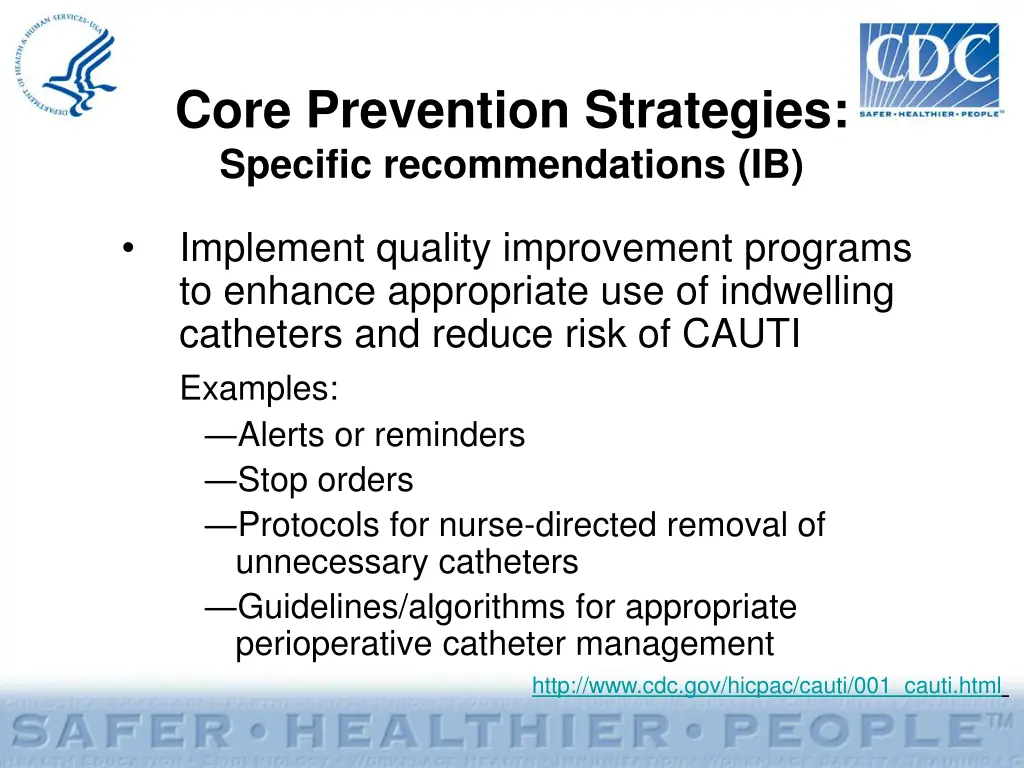 core prevention strategies specific 6