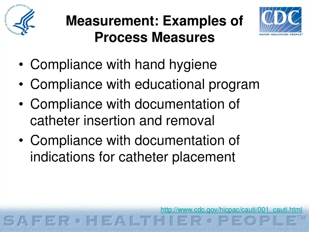 measurement examples of process measures
