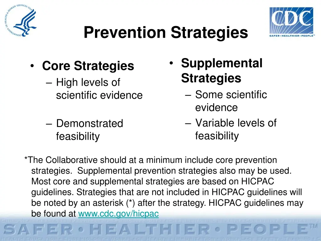 prevention strategies