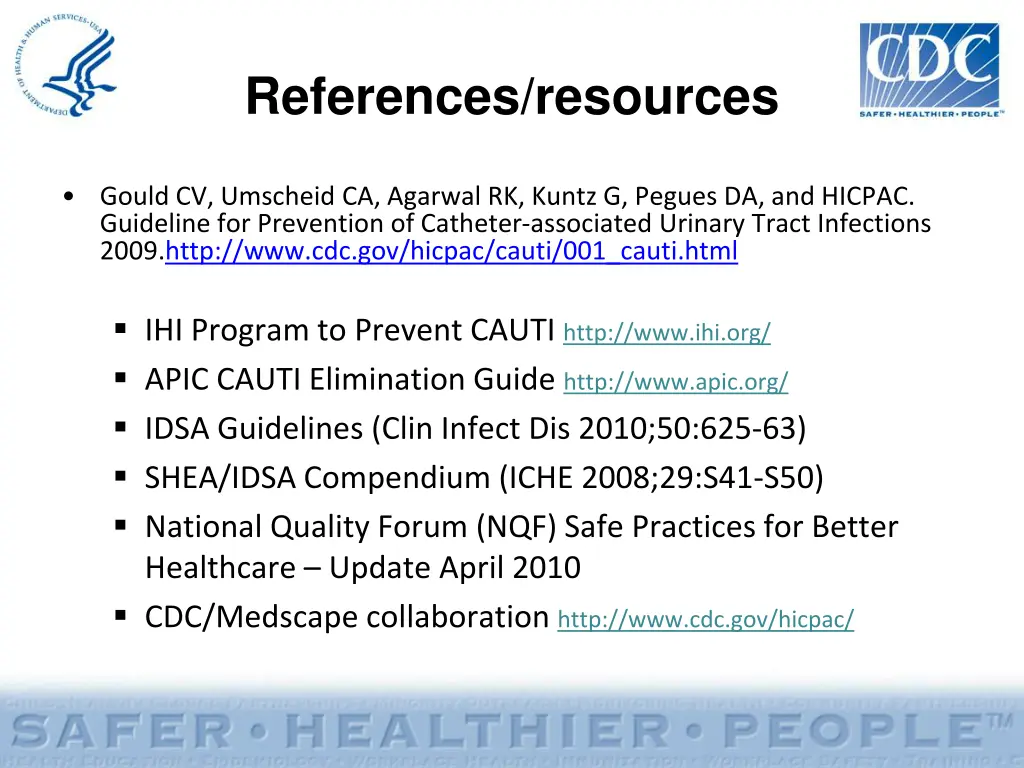 references resources