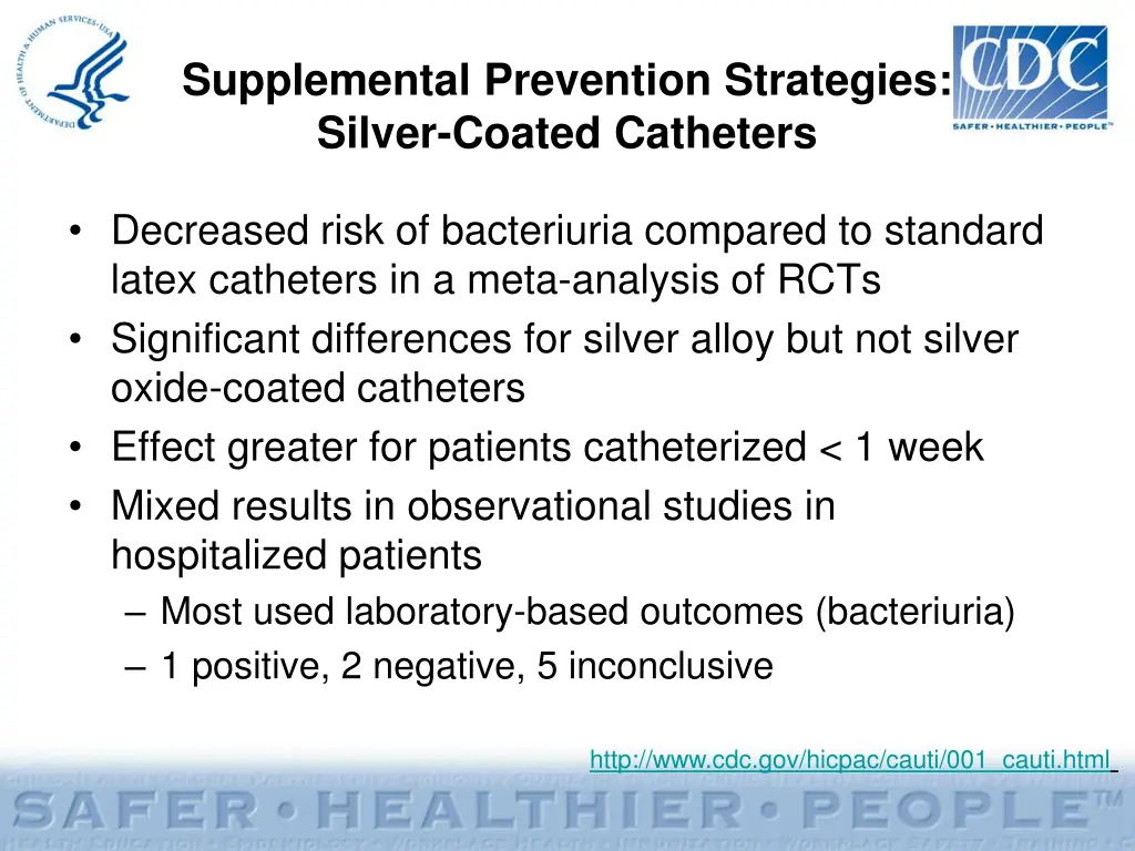 supplemental prevention strategies silver coated