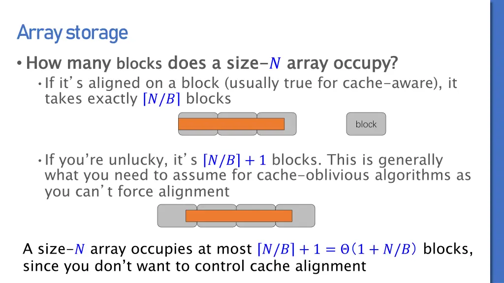 array storage