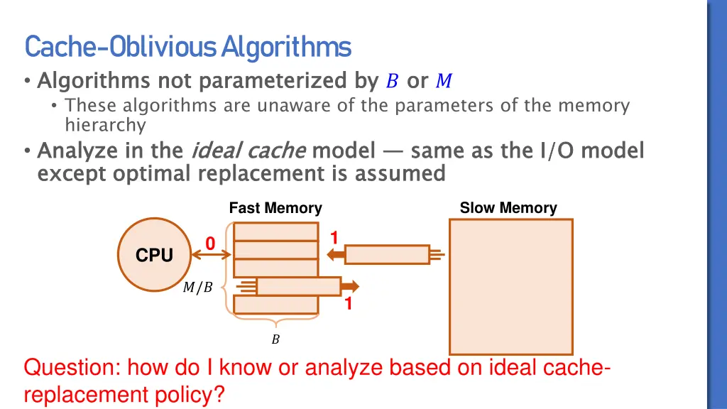 cache oblivious algorithms algorithms