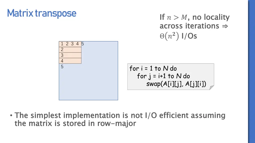 matrix transpose