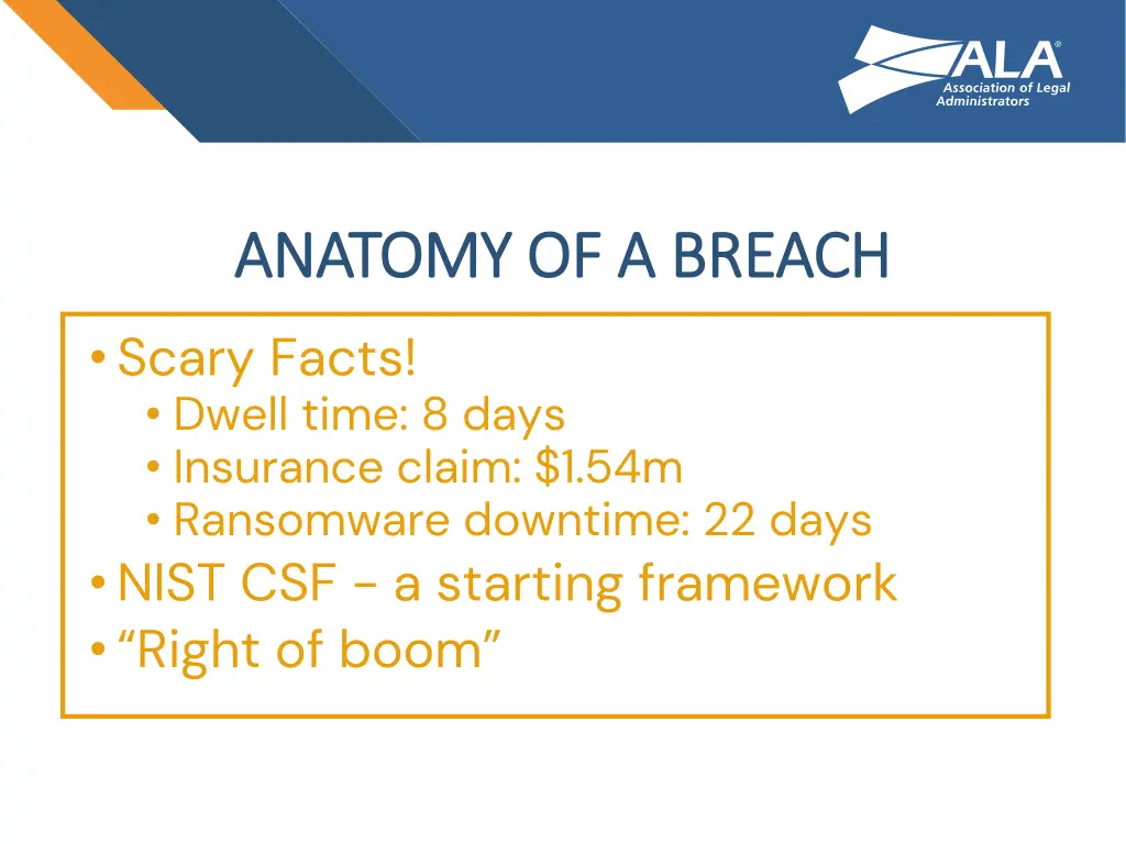anatomy of a breach anatomy of a breach