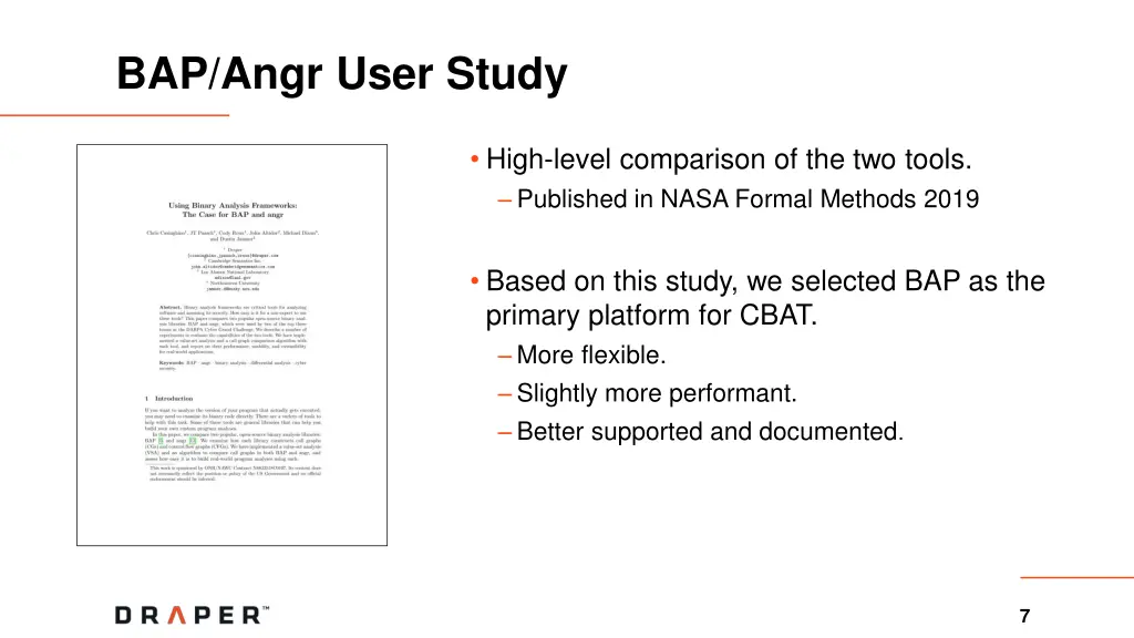 bap angr user study