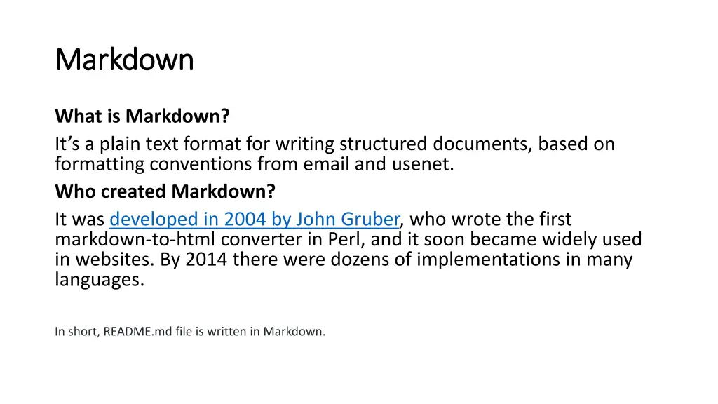markdown markdown