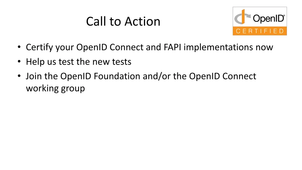 call to action