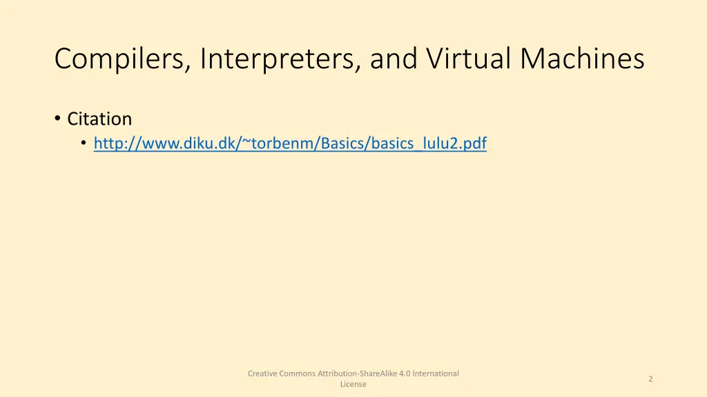 compilers interpreters and virtual machines
