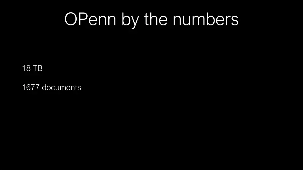 openn by the numbers 2