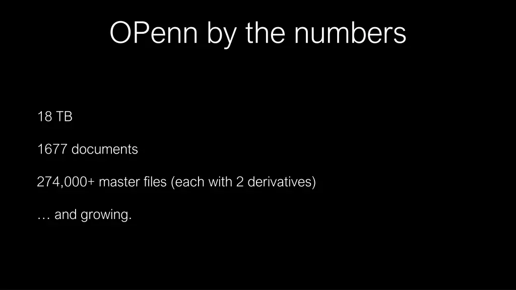openn by the numbers 4