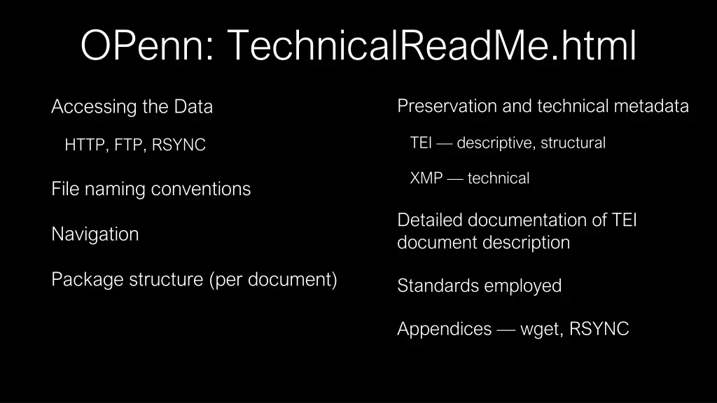 openn technicalreadme html