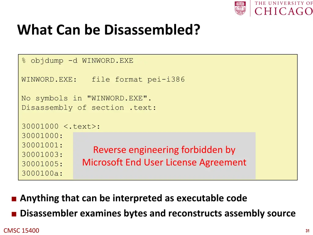 what can be disassembled