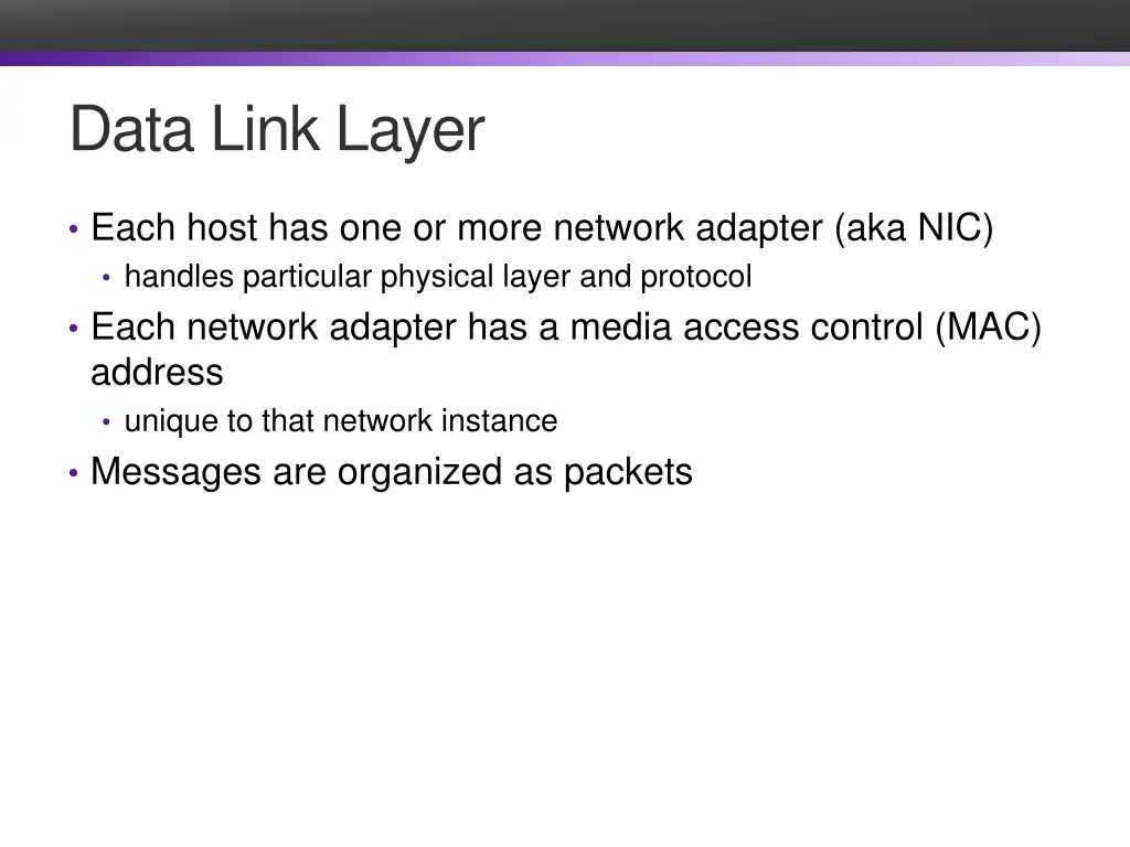 data link layer 1