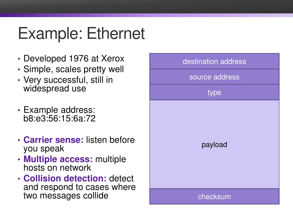 example ethernet