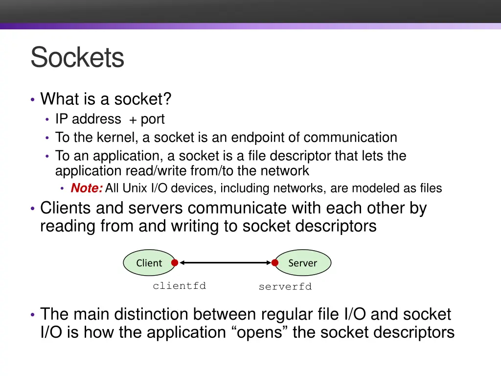 sockets