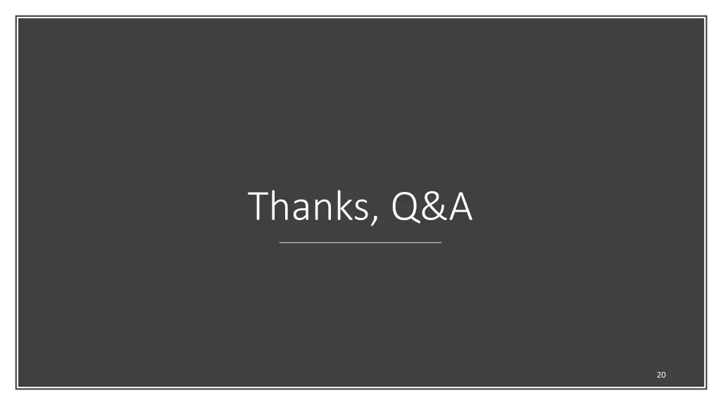 thanks q a