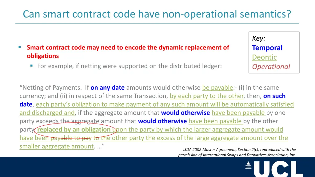 can smart contract code have non operational 1