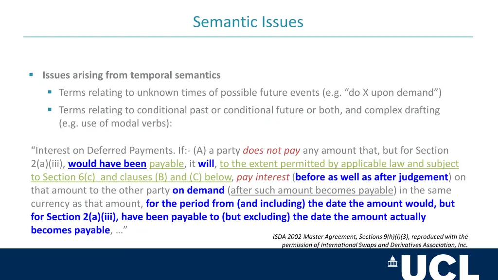 semantic issues 1