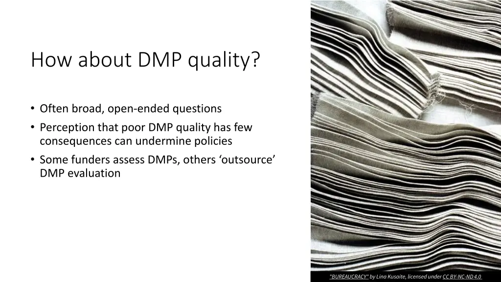 how about dmp quality