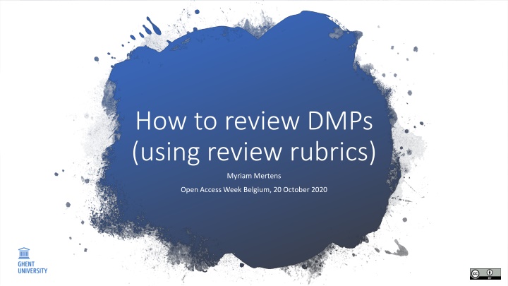 how to review dmps using review rubrics